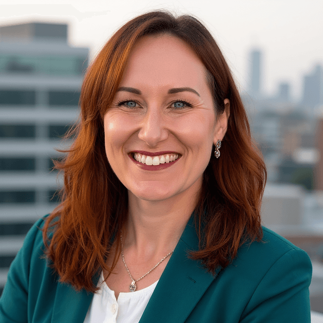 Professional AI headshot in business attire generated by AiProPortrait