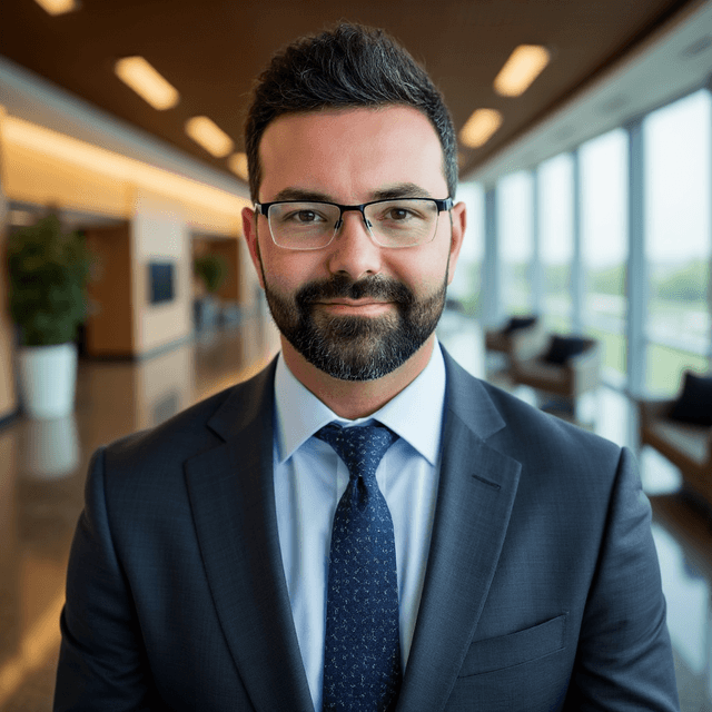 Professional AI headshot with custom styling generated by AiProPortrait