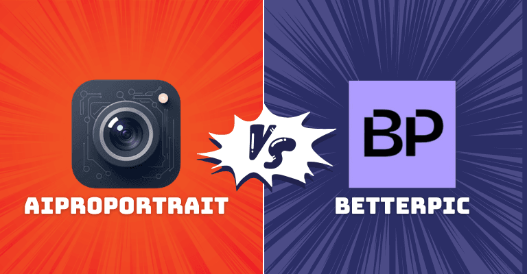 AiProPortrait vs BetterPic comparison banner