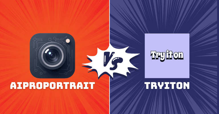 AiProPortrait vs Try It On AI comparison banner