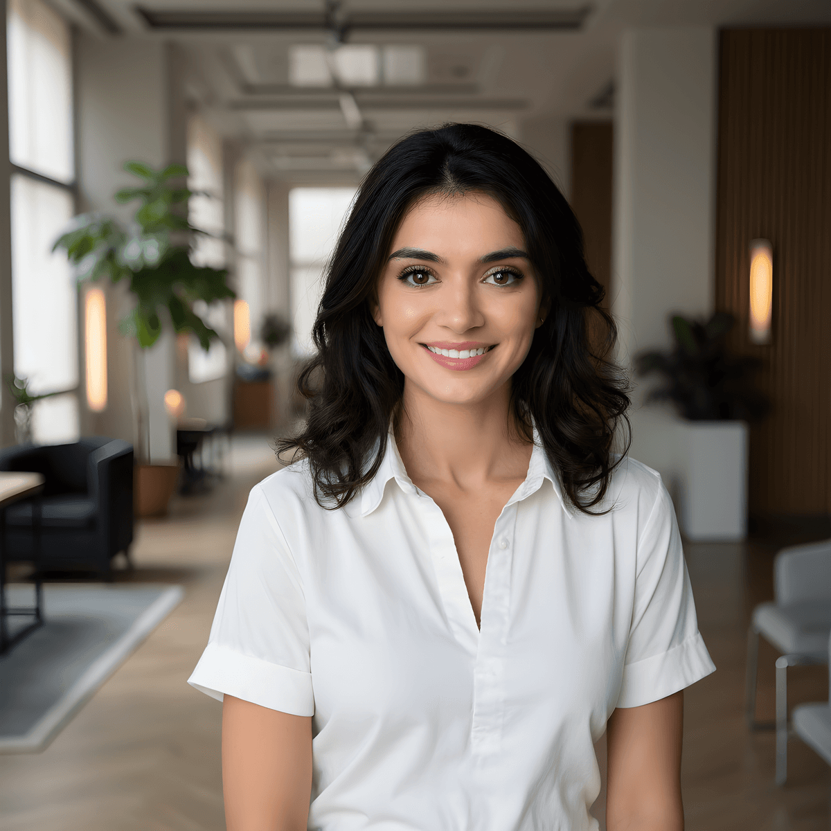 AI-generated professional headshot example 3