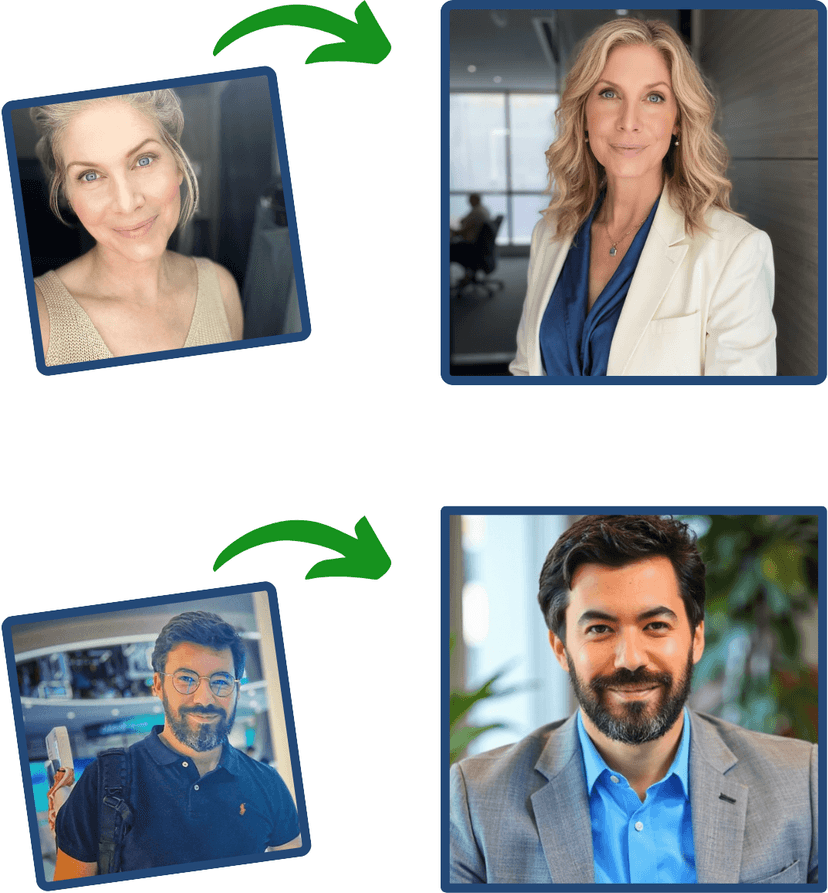 AI generated headshots