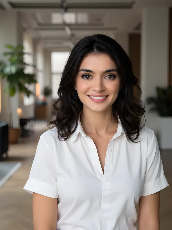 AI-generated professional headshot example 3