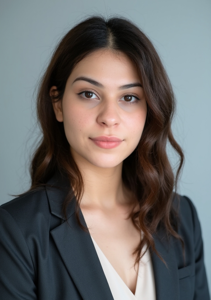 LinkedIn headshot example showing professional portrait style